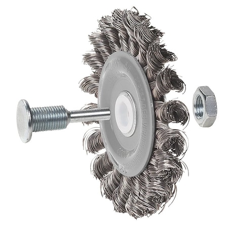 Walter Surface Technologies Allsteel 3 in. x 1/2 in. Knot Twist Wheel 09C303